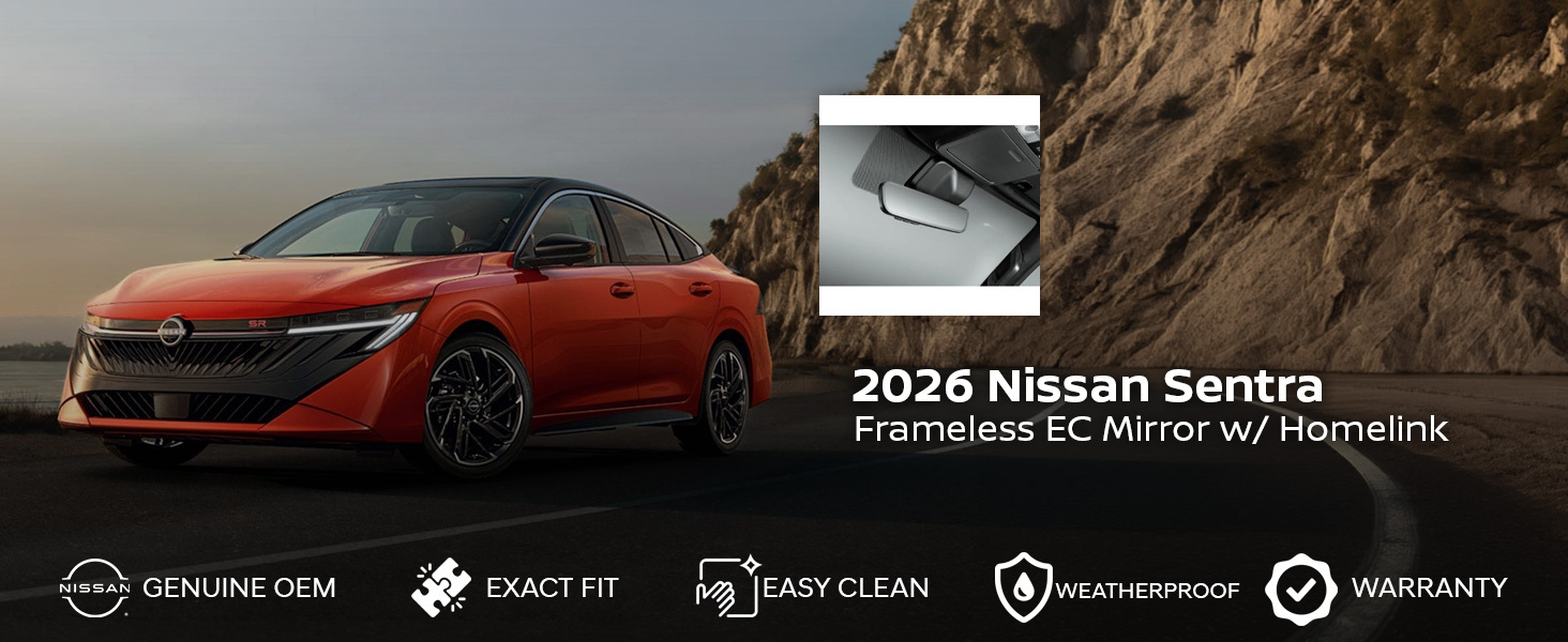 2026 Nissan Sentra Frameless EC Mirror w/ Homelink