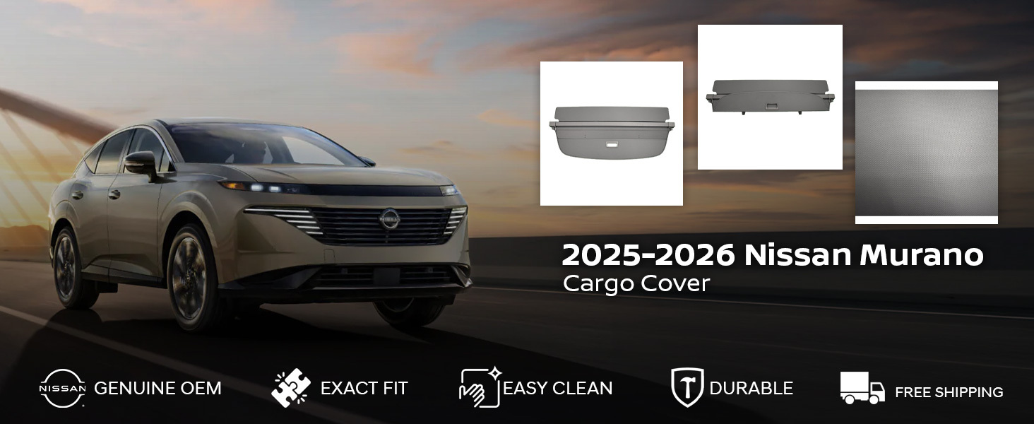 2025-2026 Nissan Murano Cargo Cover