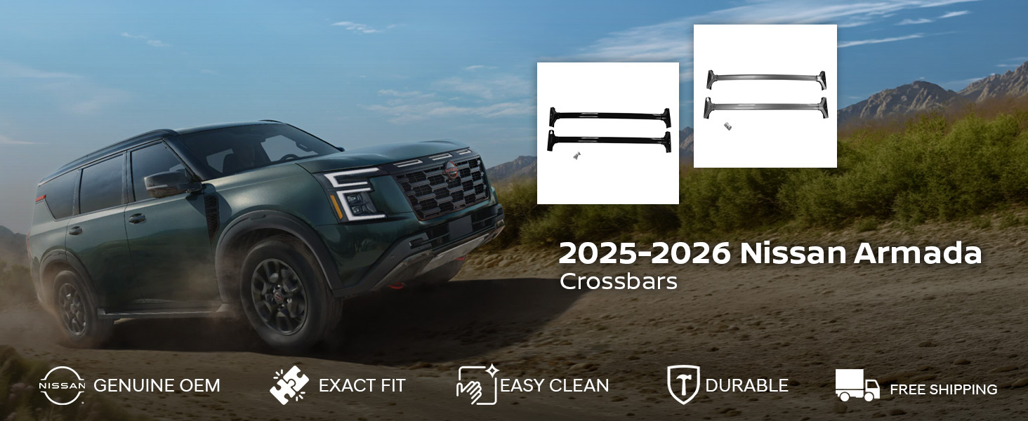 2025-2026 Nissan Armada Crossbars
