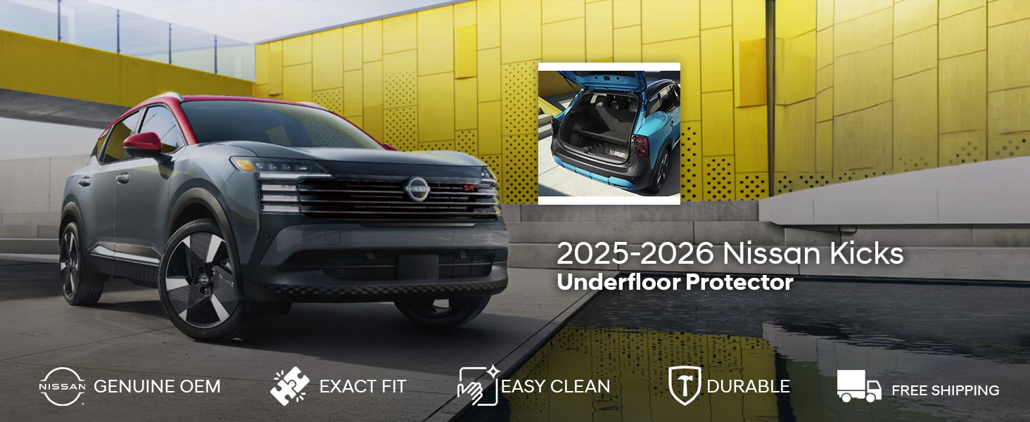 2025-2026 Nissan Kicks Underfloor Protector