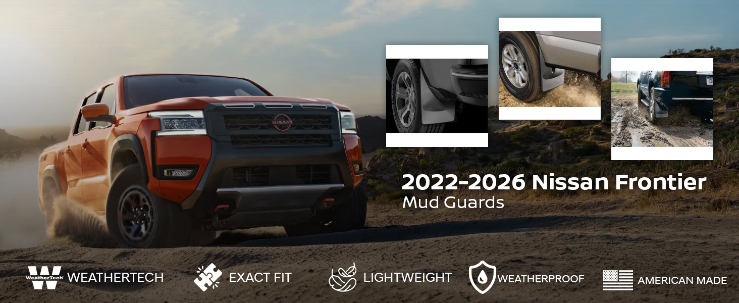 2022-2026 Nissan Frontier WeatherTech Mud Flaps