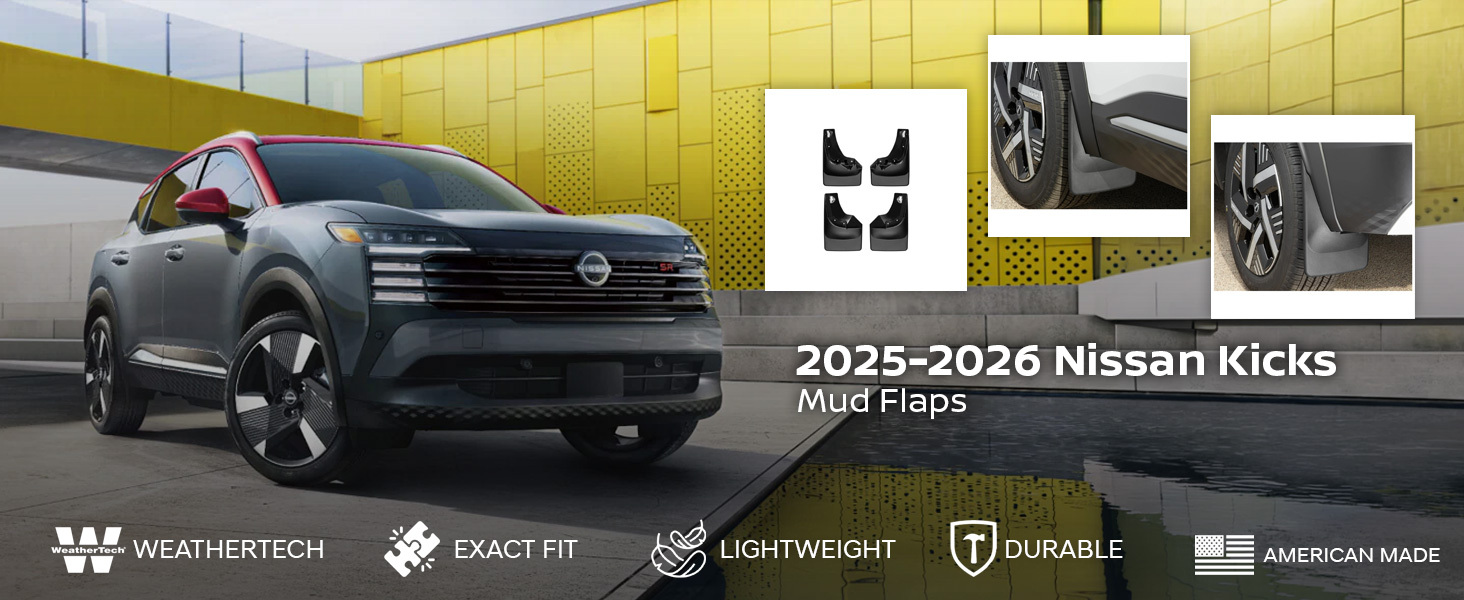 2025-2026 Nissan Kicks WeatherTech Mud Flaps
