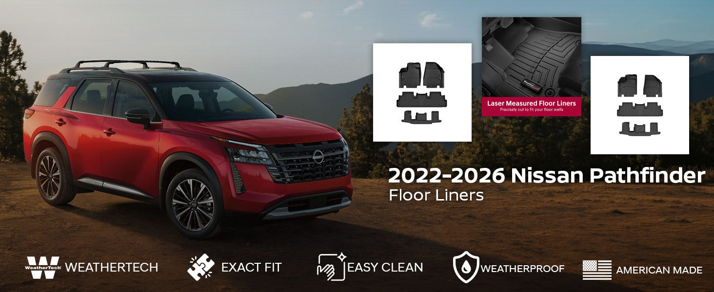 2022-2026 Nissan Pathfinder WeatherTech Floor Liners