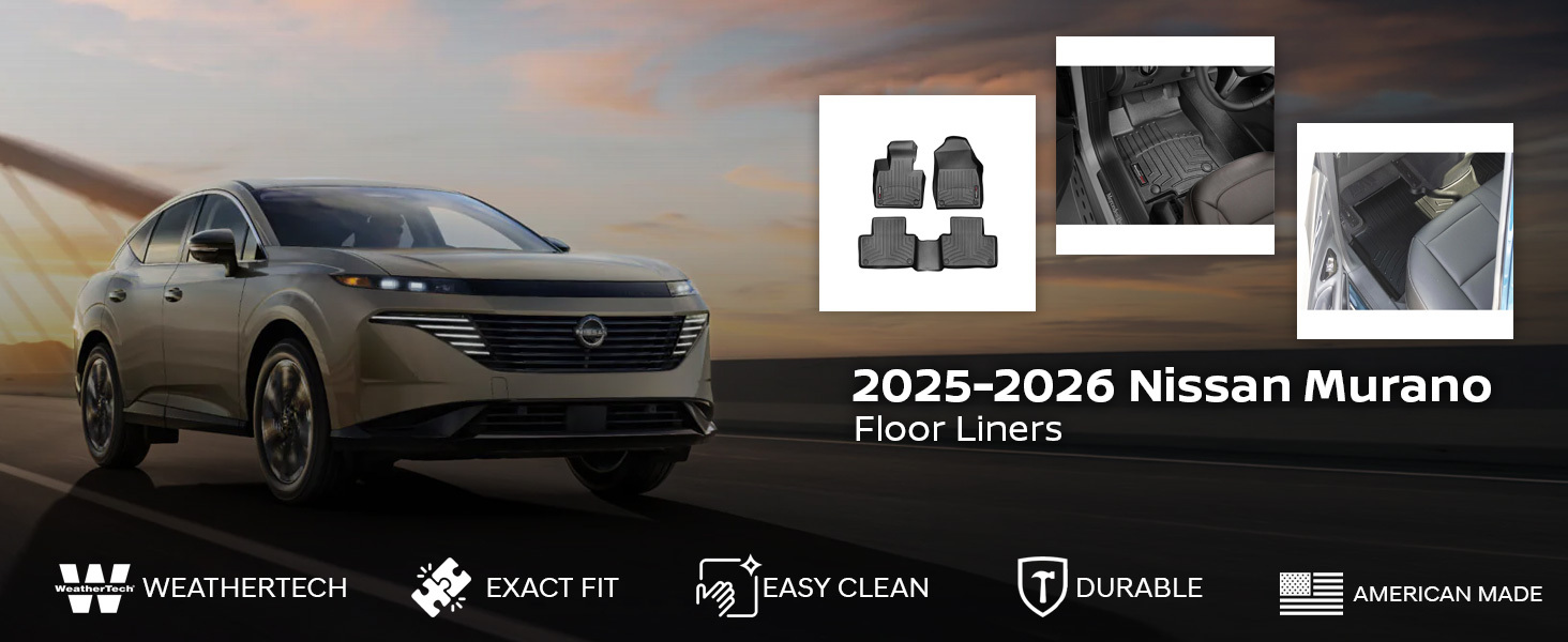 2025-2026 Nissan Murano WeatherTech Floor Liners