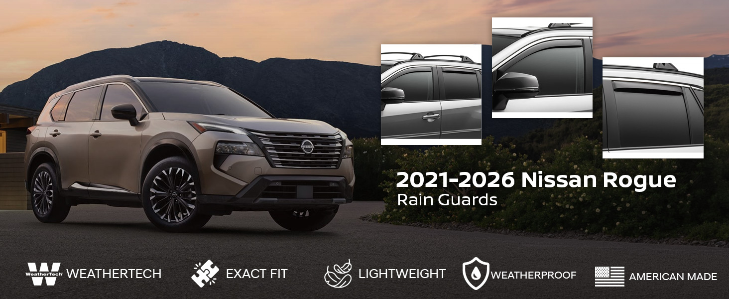 2021-2026 Nissan Rogue WeatherTech Vent Visors