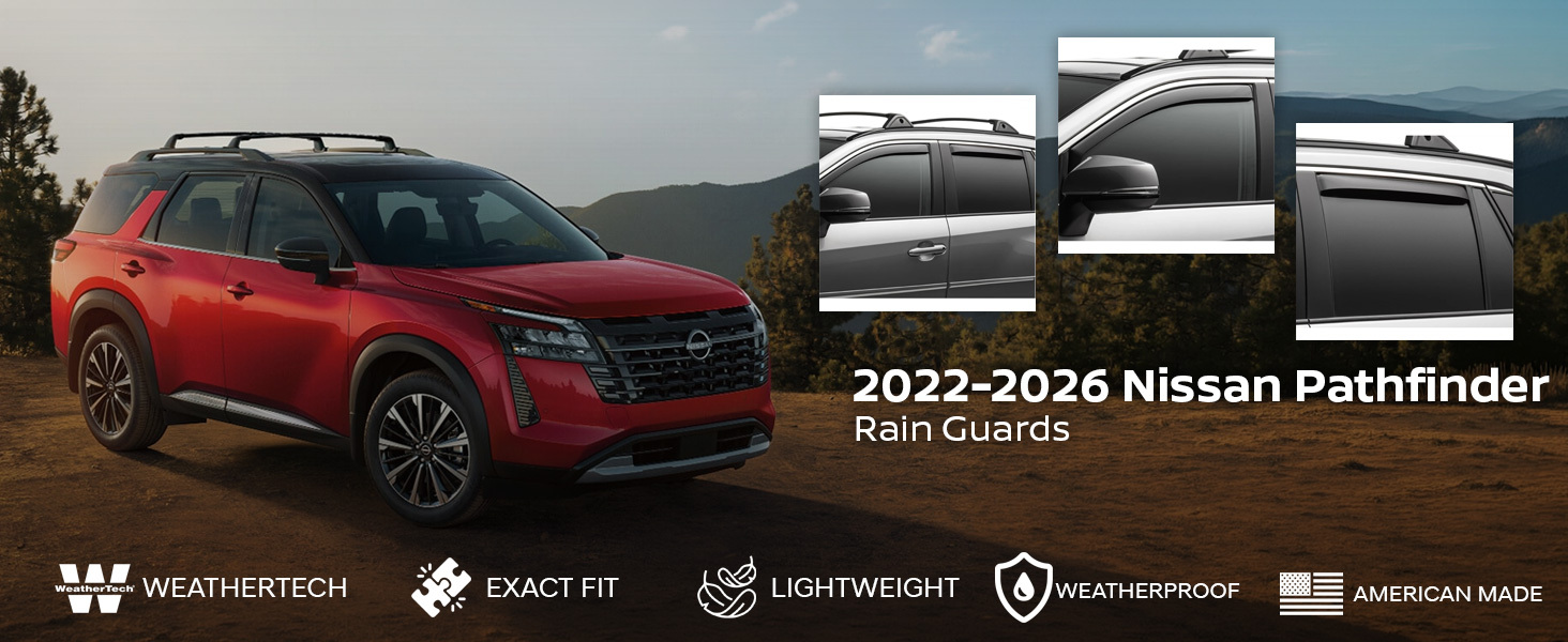 2022-2026 Nissan Pathfinder WeatherTech Vent Visors 2022-2026 Nissan Pathfinder WeatherTech Vent Visors