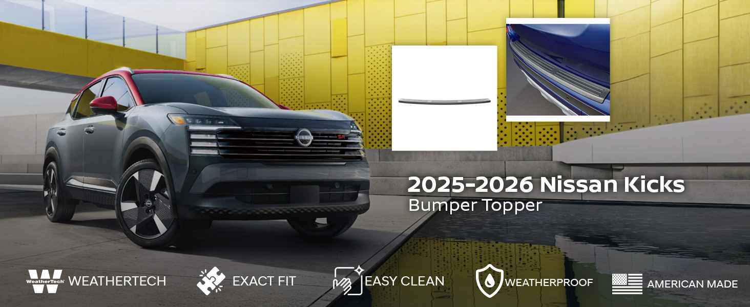 2025-2026 Nissan Kicks WeatherTech Bumper Topper