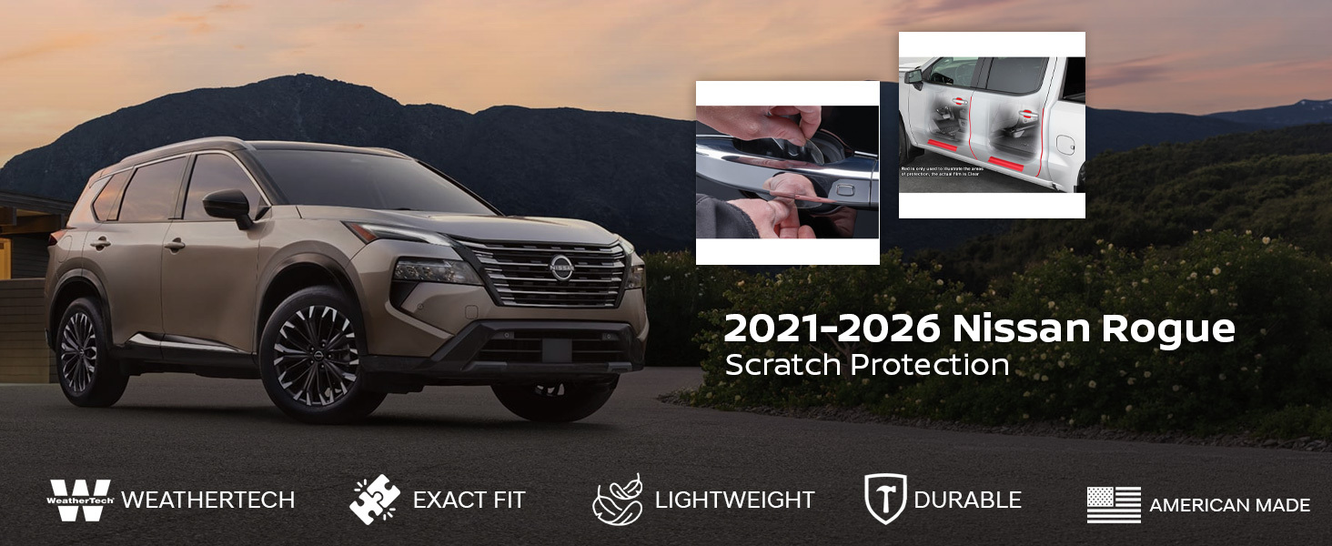 2021-2026 Nissan Rogue WeatherTech Scratch Protection