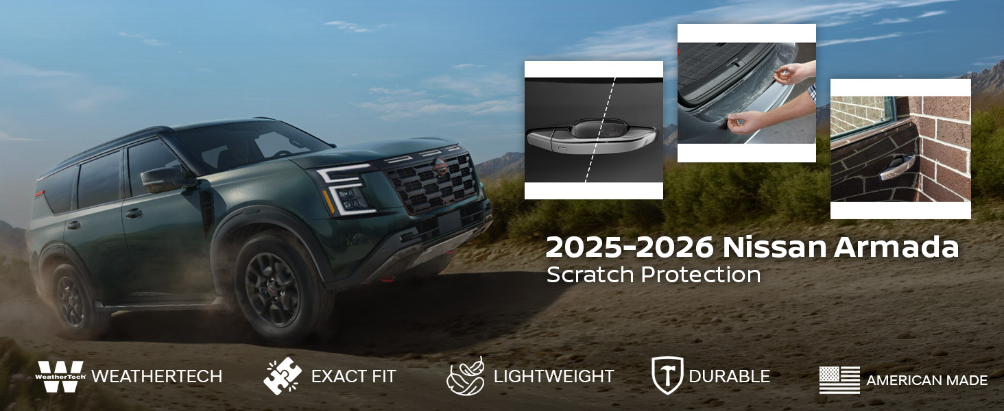 2025-2026 Nissan Armada WeatherTech Scratch Protection