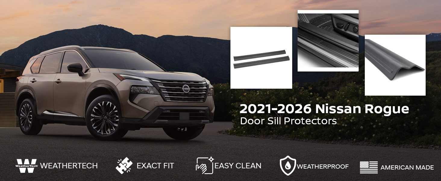 2021-2026 Nissan Rogue WeatherTech Door Sill Protectors