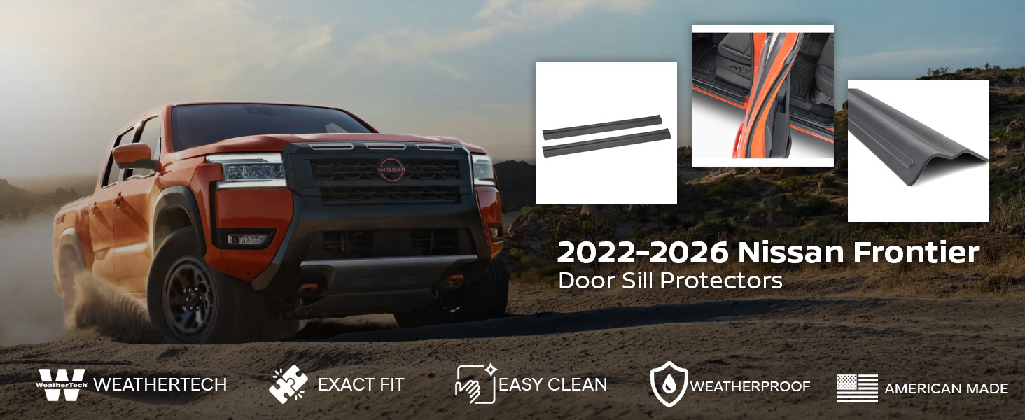 2022-2026 Nissan Frontier WeatherTech Door Sill Protectors