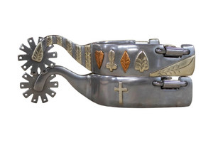 Cowpuncher 615 double mounted spurs