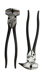 Image of both Moore Maker pliers, bullnose and spike.