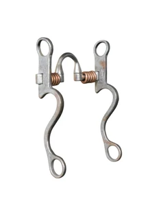 Long shank cavalry bit with correction mouthpiece