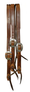 3/4" Harness Cowboy Headstall with Campbell Buckle 3/4" Harness Cowboy Headstall with Campbell Buckle