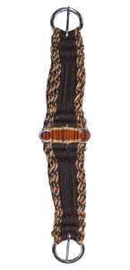 Orange cross straight 28" cinch made by Sam & Kate Gooding.