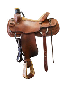 Left side of used NRS David Pro Series Saddle