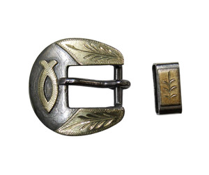 Cowpuncher 431 3/4" buckle and keeper set