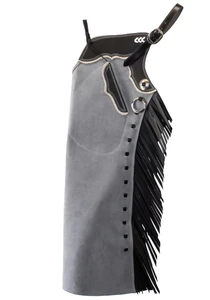 Left leg of AZ Bells 24" x 38 1/2" with Zippers in Carbon