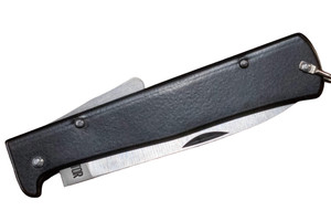 Otter Black Lockback Mercator closed