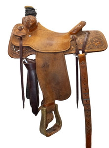 Used 14" Lightweight Oliver Saddle.