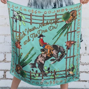 Stick Your Neck Out and Tie One On - Aqua