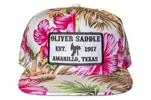 Pink Hibiscus Oliver Ball Cap