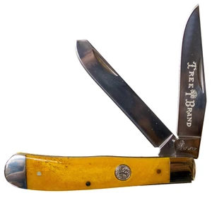 Boker Yellow Trapper Knife