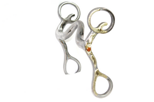 Cowpuncher 101 bit has fixed 5 1/2" cheeks with low port on heavy bars.