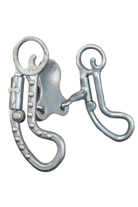 Cowpuncher 223 is 5" loose cheek snaffle bit with floating spoon port