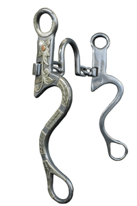Cowpuncher 233 is a cavalry bit with chain port mouthpiece