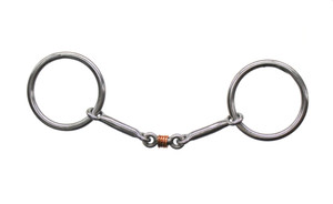 Cowpuncher 84 is a 3 piece with dogbone snaffle.