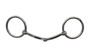 Cowpuncher 87 is a ring snaffle with square stock.