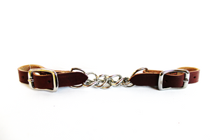 Leather and chain curb Leather and chain curb
