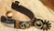 J. Hinkle round shank mounted spurs