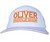 White/orange Oliver Cap