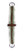 Brown cross straight 30" cinch made by Sam & Kate Gooding.