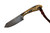 Rafter P drop point blade with cholla handle.