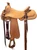Left side of new 16 1/2" Olin Young Oliver saddle