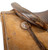 Cantle on used 17" Tad Sanders ranch cutter saddle.