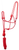 Montana Cincha Red Rope Halter with Clip.