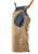 Left leg of Oliver zippered Arizona Bells 25" x 37 1/2" in grizzly.