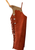Right leg of new Oliver shotgun chaps 26" x 38 1/2" in rust.