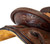 Cantle on used 15" Paul Clark saddle.