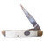 Moore Maker White Liner Lock Trapper Blade Knife