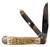 Case Amber Bone Carbon Steel Trapper Knife