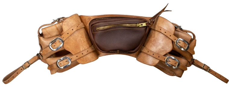 Four Bottle Medicine Bag with Pouch