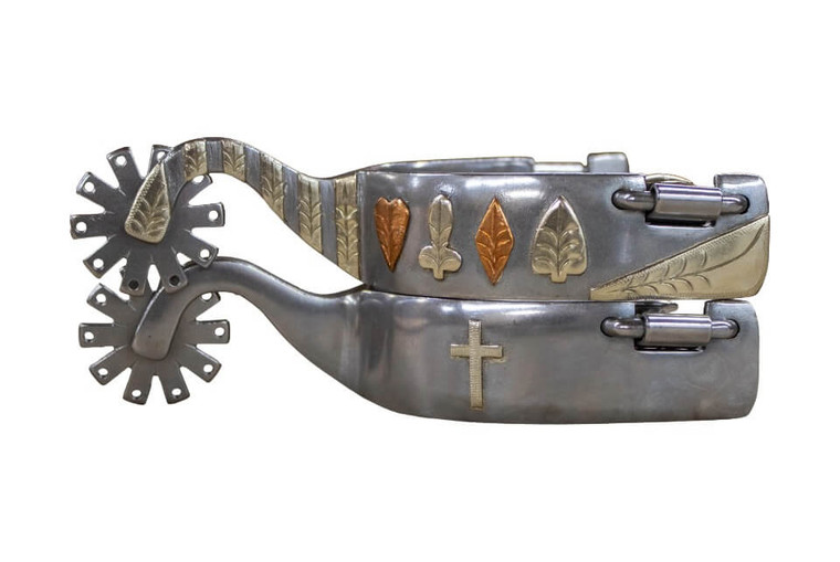 Cowpuncher 615 double mounted spurs