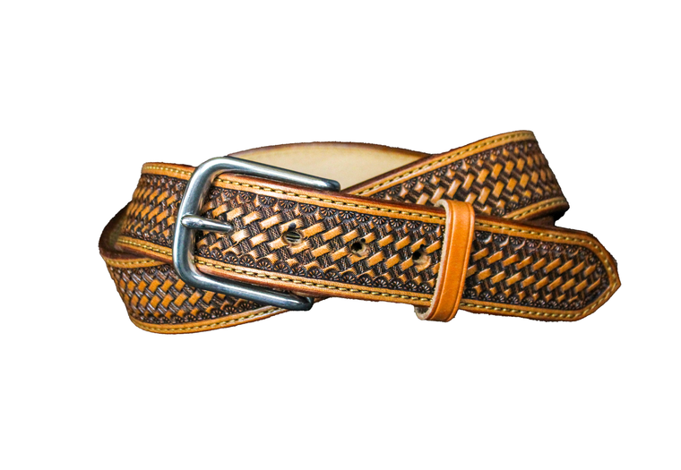 1 1/2" Basketweave belt