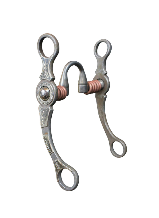 Josh Ownbey short center ball correction mounted bit with rings.